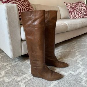 Loeffler Randall Leather over the knee boots